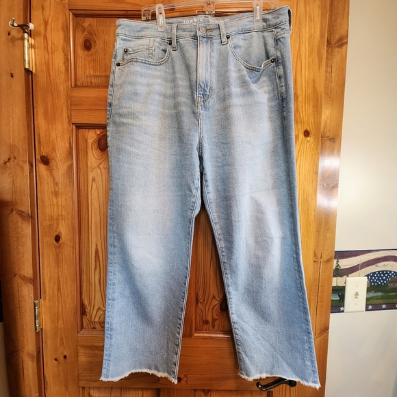 torrid Denim - Torrid High Rise Ankle Crop Classic Denim, Size 14